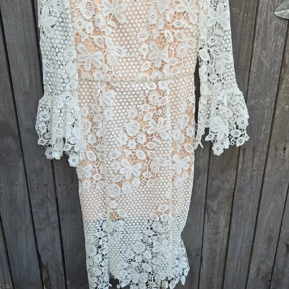 Free People Lace Overlay Dress - Picture 7 of 10